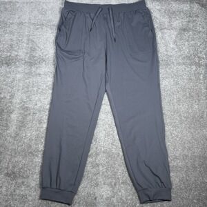 Tallemon Joggers Women's XXL 31" Inseam Gray Athleisure Tapered Leg‎ Stretch